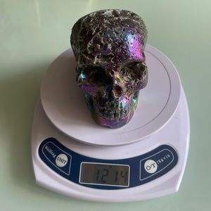 Rainbow Sphalerite Skull. 1,214 lb, 550 gr, 19.41 oz
